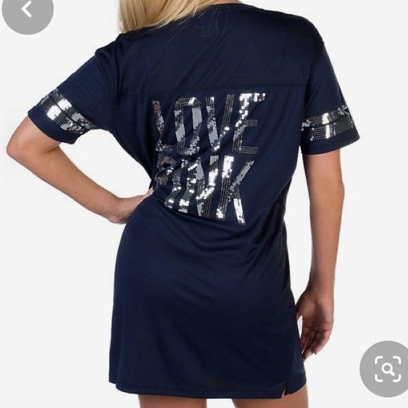Victoria’s Secret Pink Dallas Cowboys Jersey Dress - Picture 2 of 3